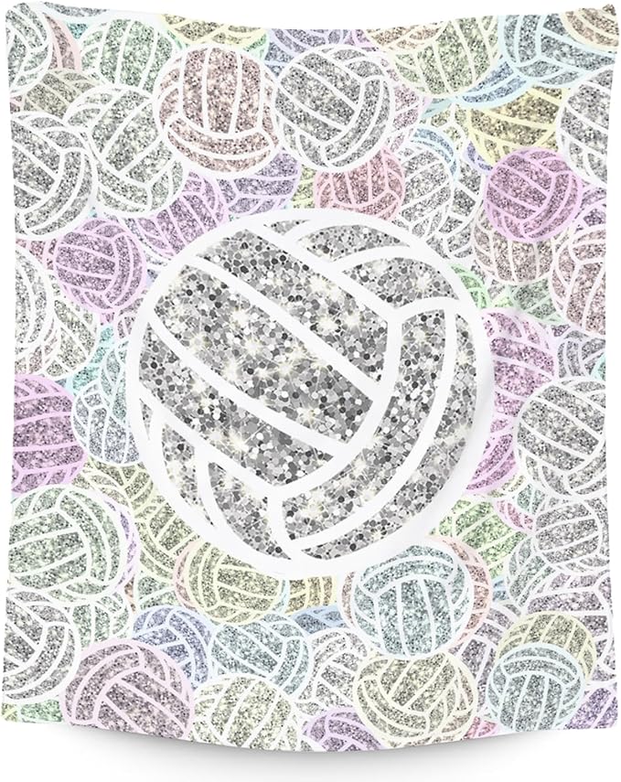 Volleyball Gifts, Volleyball Blanket for Teen Girls, Team Gift for Sport Lovers, Soft Plush Girls Throw Blankets Party Decorations for Couch Sofa, 30"x40"