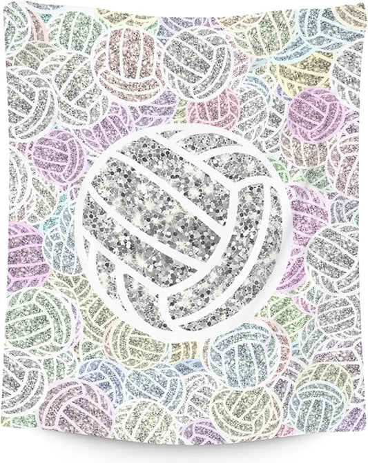Volleyball Gifts, Volleyball Blanket for Teen Girls, Team Gift for Sport Lovers, Soft Plush Girls Throw Blankets Party Decorations for Couch Sofa, 30"x40"