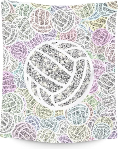 Volleyball Gifts, Volleyball Blanket for Teen Girls, Team Gift for Sport Lovers, Soft Plush Girls Throw Blankets Party Decorations for Sofa Bed, 50"x60"