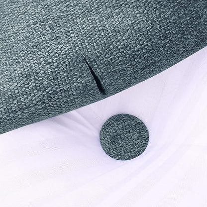 Small Wedge Pillow Headboard Reading Pillow for Sitting Up in Bed Adult Backrest Triangle Bolster Pillow for Couch Daybed Cushion Lumbar Body Support Leg Positioning（Gray, Small）