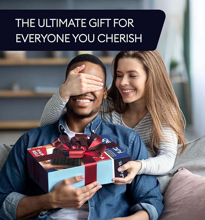 GENIANI XL Electric Heating Pad for Back Pain & Cramps Relief, Electric Throw, Birthday Christmas Gifts for Women, Men Auto Shut Off, Machine Washable, Heat Pad for Neck & Shoulder (12"x24" Jet Black)