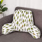 Bohemian Printed Reading Pillow with Support Arms Soft Bed Rest Pillows Back Support Cushion for Kids Reading Watching TV Sitting Up in Bed (23"×16"×10",Tree)