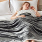 Cozy Heated Blanket Full Size - 5-Min Fast Warming Electric Bed Blanket with 6 Heat Settings & 4 Hours Auto-Off, Ideal Gift for Her, 72"x84", Slate Grey