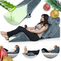 Lunix 4pcs Orthopedic Bed Wedge Pillow Set, Post Surgery Aloe Vera Memory Foam for Back, Leg, Knee Pain Relief, Adjustable Sitting Pillow for Sleeping, Acid Reflux, GERD, with Hot Cold Pack, Full Navy