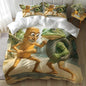 Funny Fusion Animals Bedding Set,Fusion Animals Duvet Cover Twin Full Queen King Set for Kids Boys Bed Decor Gifts (Color 18,King (104" x 90"))