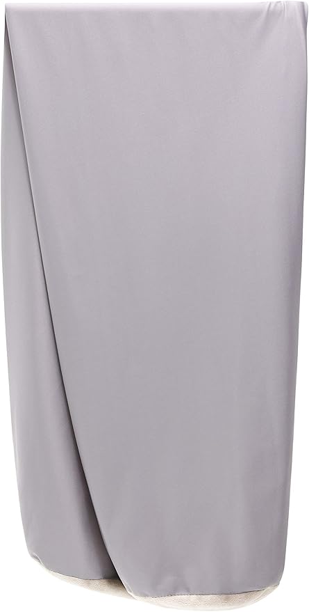 Case Only - Body Pillow Cover Stylish Silky Super Soft - 85% Spandex/ 15% Nylon, Beauty - Anti Wrinkle, Anti Aging Prevention - Breathable Pillowcase Design - Gentle on Hair Size 48 X 8, Light Grey