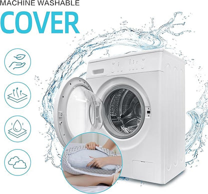 SAPHREAS Cooling Bed Pillows Queen for Sleeping, Luxury Hotel Shredded Memory Foam Pillows for Back Side Stomach Sleepers, Cool Firm Pillow for Neck Support