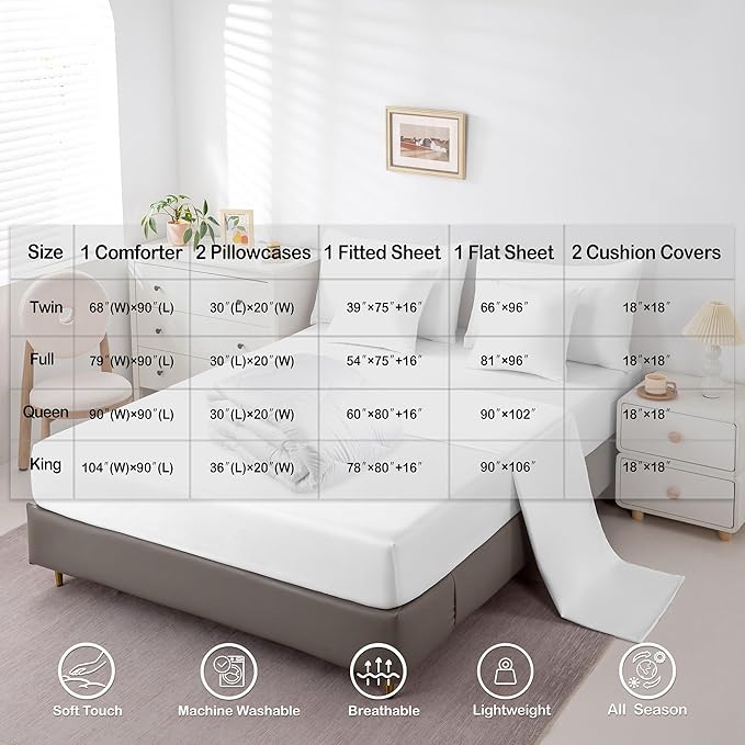 Erosebridal Comforters Full Size Set with Sheets for Kids Floral Axolotl Bedding,7 Pieces Bed in a Bag Full Cartoon Animal Bedding Sets with Comforter, Sheets, Pillowcases and Cushion Cases