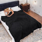 Heated Blanket Full Size Electric Blanket 72" x 84" with 5 Levels Heating & 10Hs Auto Off, Silky Microplush Flannel & Warm Sherpa Fabric, Machine Washable, Great Christmas Birthday Gifts, Black