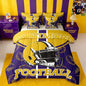 Feelyou Football Twin Comforter Set with Sheets for Kids Boys Girls Ball Games 7 Pieces Bedding Set Rugby Bed in a Bag City of Footballs Room Decor Rugby Sports Soft Lightweight