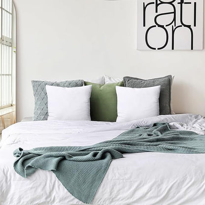 Utopia Bedding Throw Pillows Insert (Pack of 2, White) - 24 x 24 Inches Bed and Couch Pillows - Indoor Decorative Pillow