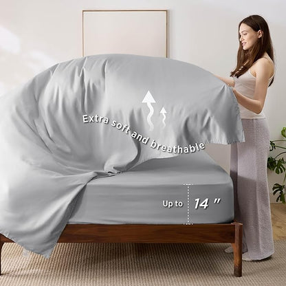 Bedsure Twin Comforter Set - 5 Pieces Reversible Blush Pink Bedding, Twin Size Bed Set for All Seasons, Bed in a Bag with Down Alternative Comforter, Sheets, Pillowcase & Sham