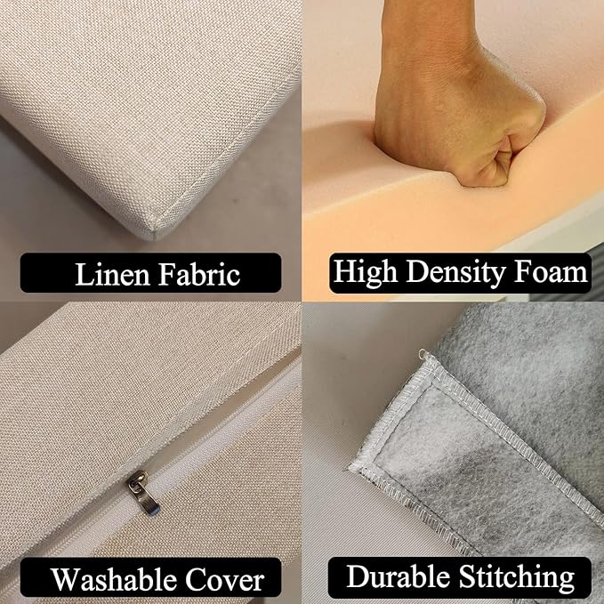 SAMTY Bed Filler for headboard Space Gap Filler Bolster Pillow Stopper for Sofa Crack Filler Between Headboard and Mattress 36 inch