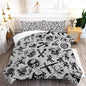 Grey Boys Comforter Set Twin: Nautical Pirates Skull Bedding Set for Boys Kids Men Teen Bed Bedroom Dorm Gaming Samurai Ninjas Quilt 1 Comforter + 1 Pillow Case