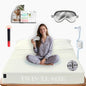 Ali King Grounding Sheets - Twin XL Size, Soft Cotton with Silver Fiber, 15'' Deep Pocket Earth Grounding Fitted Bed Sheets for Improved Sleep (Beige, Twin XL 39''*80''*15'')