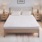 Electric Mattress Pad Queen Size 60"x80" with 10 Hours Auto Off 4 Heat Setting Dual Controller Fit Up to 15 Inch Deep Pocket, Machine Washable - White