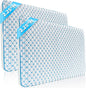 Flat Pillows for Sleeping Thin Memory Foam Pillows for Stomach and Back Sleepers, Cooling Gel Stomach Sleeping Pillow for Hot Sleepers, Low Memory Foam Pillow for Back Sleeper 2 Pack 2.25-Inches