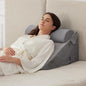 3PCS Wedge Pillow Set for After Surgery, Adjustable 9&12 Inch Bed Wedge Pillow for Sleeping, Incline Pillow Wedge for Headboard, Post Surgery, Acid Reflux, Neck&Back Support, Velvet
