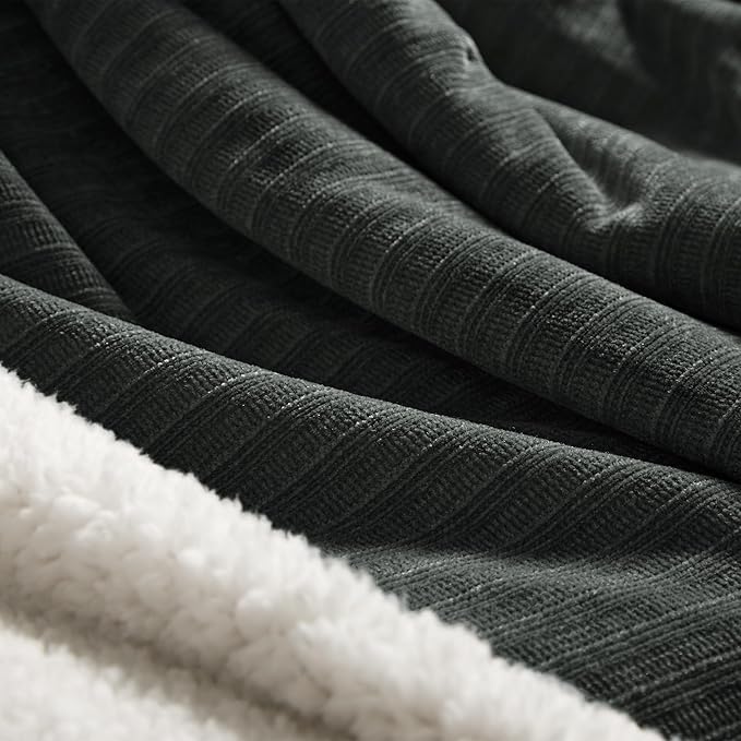 Heated Throw Blanket, 50"x60"Ultra Soft Cozy Chenille Electric Blanket with 10 Heating Levels & 2-10H Auto-Off, Fasting Heating for Couch/Bed, ETL Certified, Machine Washable(Grey)