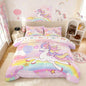 Bodhi Girls Queen Comforter Set for Kids,Unicorn Bedding Sets Queen Size with Sheets,Unicorn Comforter Set,Girls Bedding Sets 5 Piece