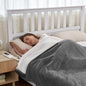 Heated Blanket Electric Blanket Throw 60"x50" Fast Heating Electric Blanket with 12 Hours Auto-Off and 6 Heating Settings Overheat Protection Cozy Soft Flannel Heated Throw Blanket ETL Certificated