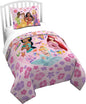 Jay Franco Kids Duvet Cover Set – 2 Piece Super Soft Bedding with Sham Pillowcase, Cover ONLY Comforter Not Included, Pink - Princess, Twin