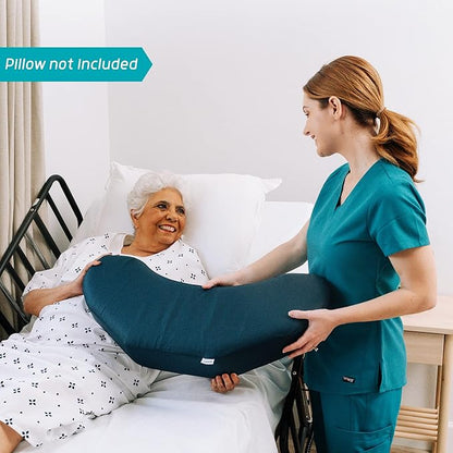 Lunderg Moisture Resistant Pillowcase Replacement for Bedsore Pillow Positioning Wedge - Premium Moisture Resistant Fabric - Pillow NOT Included