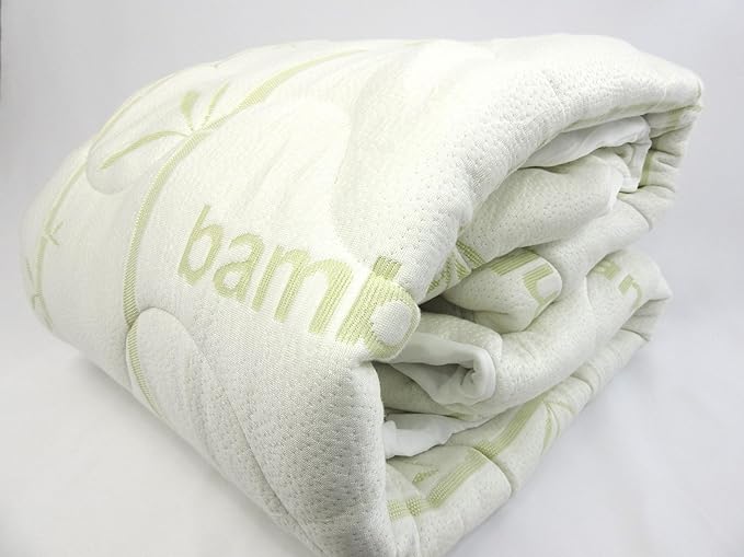 sheetsnthings Waterproof Rayon from Bamboo Jacquard King Mattress Pad, White