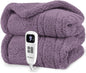 Heated Blanket Electric Blanket Full - Fast Heating Blanket Throw Double Sided Sherpa Ultra Soft Cozy with 10 Heating Levels & 2-10 Hours Auto Off, Mashine Washable, 72 x 84 Inches, Purple
