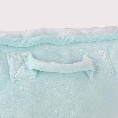 Home Soft Things Super Soft Bedrest Reading Pillow, Lounger Backrest Pillow for Sitting in Bed with Arms Pockets, 20" x 18" x 17",Limpet Shell