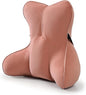 Lumbar Support Pillow for Lower Back Pain Relief – Multi-Functional Ergonomic Lumbar Cushion, Reading Pillow for Office Chair, Car Seat & Sofa,Blush Pink