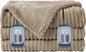 Heated Blanket 84" x 90" Queen Size Flannel Fabric with 10 Heating Levels & 1-12 Hours Auto Shut Off, Breathable and Comfortable for Soft and Bed - Camel