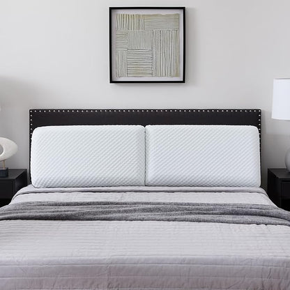 WEEKENDER Gel Memory Foam Pillow - King Size - 2-Pack - Medium Plush Feel - Neck & Shoulder Support - For Back, Side, & Stomach Sleepers - Home, Hotel, & Hospital Essentials