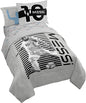 Jay Franco Kids Comforter Set Includes Sheets and Pillow Cover - Soft and Cozy Bed Set for Stylish Room Décor, Grey - Lionel Messi, 7 Piece Full