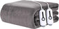 Electric Heated Blanket 90"x100" King Size - 4 Heat Settings & Dual Controllers, 10H Auto Shut Off, Ultra-Soft Coral Fleece Heated Blanket with Overheat Protection, Light Grey