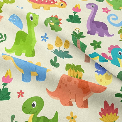 Peopleareok Dinosaur Comforter Set Full (79x90 Inch) for Boys, 3 Pieces Dinosaur Bedding Set for Girls Teens, Super Soft Lightweight for All Seasons, Includes 1 Comforter and 2 Pillowcase