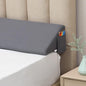 Vekkia Full Size Bed Wedge Pillow/Headboard Pillow Wedge/Mattress Wedge,Bed Gap Filler to Close Gap (0-6") Between Headboard and Mattress (Gray 54"x10"x6")
