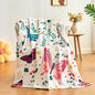 JameswishButterfly Throw Blanket for Girls Women Watercolor Butterfly Blanket Soft Fuzzy Flannel Bed Blanket Plush Butterfly Birthday Gifts for Women Girls Mom Kids Adults,50”x60”