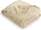Bare Home Textured Fleece Blanket - Twin/Twin Extra Long - Ultra-Soft Lightweight for Bed, Sofa, and Couch - Luxury Microplush - Cozy Warm Blanket (Twin/Twin XL, Chevron Oyster)