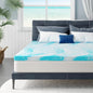 MLILY 2 Inch Full Memory Foam Mattress Topper with Gel Infusion, Cooling Pad in a Box, CertiPUR-US Certified, 54”x75”, Blue