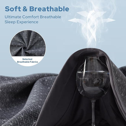 BEDLORE Twin Mattress Protector, Waterproof Noiseless Mattress Cover with Stretchable Pockets for 6-15 inches Mattress, Soft Breathable Mattress Pad Machine Washable (Dark Gray)