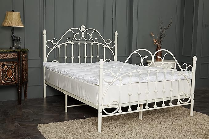 Mattress Topper Twin Size 2 inch Thick Down Alternative Quilted Mattress Cover Soft and Warm Mattress Pad for All Seasons