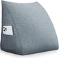 Wedge Pillow Headboard Reading Pillow Triangular Backrest Support Pillow for Sitting in Bed Positioning Support Pillow for Sofa Daybed Removable Cover