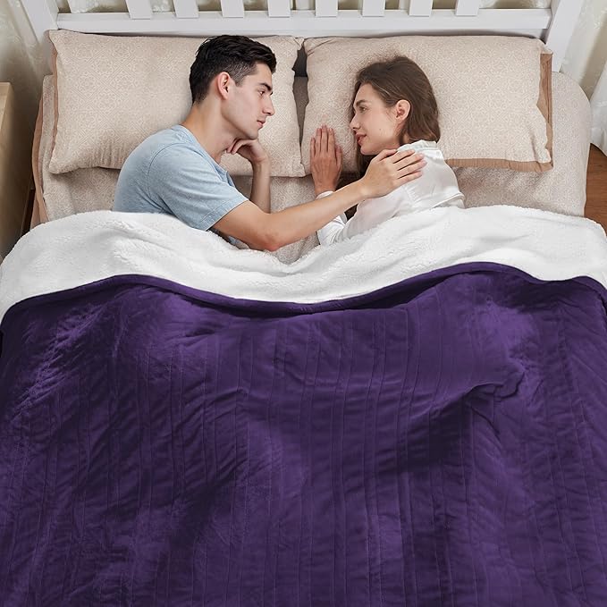 Heated Blanket Electric Blanket Full Size 84"x72" Fast Heating Electric Blanket with 12 Hours Auto-Off and 6 Heating Settings Overheat Protection Cozy Soft Flannel Heated Throw Blanket ETL-Certified