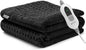GENIANI XL Electric Heating Pad for Back Pain & Cramps Relief, Electric Throw, Birthday Christmas Gifts for Women, Men Auto Shut Off, Machine Washable, Heat Pad for Neck & Shoulder (12'‘×24" Black)