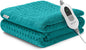 GENIANI XL Electric Heating Pad for Back Pain & Cramps Relief, Electric Throw, Birthday Christmas Gifts for Women, Men Auto Shut Off, Machine Washable, Heat Pad for Neck & Shoulder (Viridian Green)