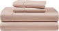 LANE LINEN Luxury 100% Egyptian Cotton Sheets California King Bed Set, Oeko-Tex Certified No Pill Fade Resistant Machine Washable Cotton Cooling Cal King Sheet Set - Sepia Rose