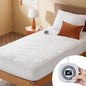 Bedsure Heated Mattress Pad Twin - Bed Warmer with Memory & Preheat Functions, 12-Hour Auto Off & 10 Heat Settings, Single Controller, Fast Heating, Coral Fleece Electric Mattress Pad Twin, 39"x75"