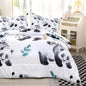 CVHOUSE Panda Bedding Set, Cute Comforter Full for Girls Kids Teens, Kawaii Quilt Set With 1 Comforter and 2 Pillow Cases - 3 Piece