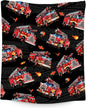 Kids Throw Blanket Fire Truck Gifts for Toddler Boys - Lightweight Furry Flannel Blankets for Son (30"x40")